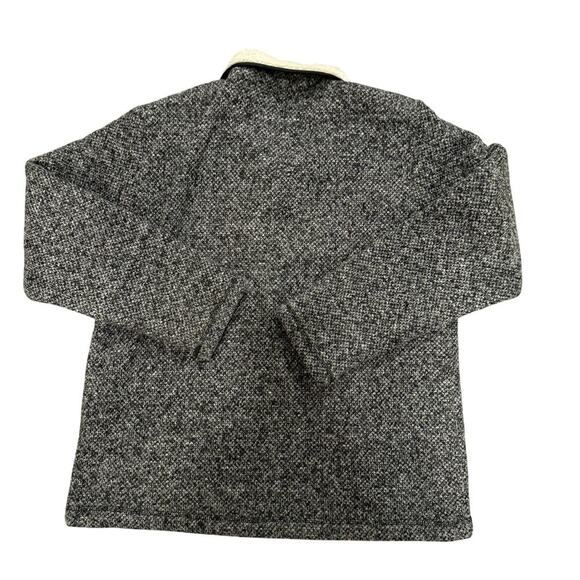 Orvis Sherpa Lined 1/4 Zip Pullover Sweater Gray Men’s Size L Workwear Warm Fall - Picture 3 of 8